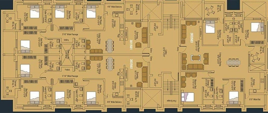 Floor Plan of Universal Shivtirtha Park Street in Shivaji Nagar, Nagpur - Image 166231
