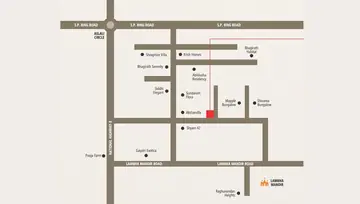 Location of Dwarkesh Kanan Residency - Image 99916