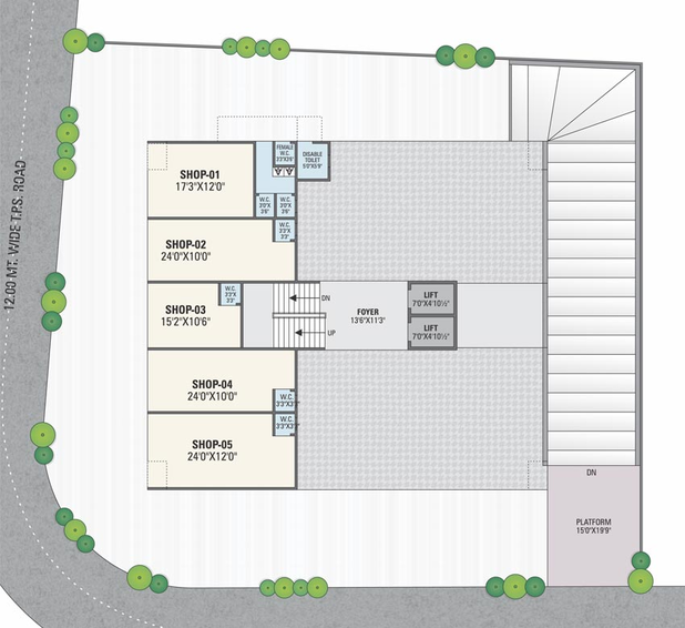 Master Plan of Dwarkesh Kanan Residency in Lambha, Ahmedabad - Image 99918