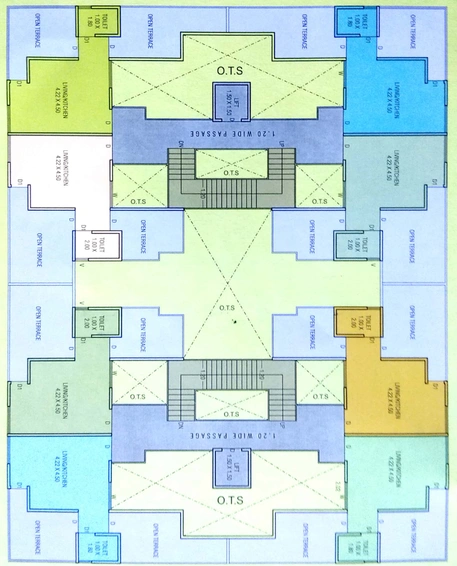 Floor Plan of Shree Siddhi Heights 2 in Soma Talav, Vadodara - Image 99410