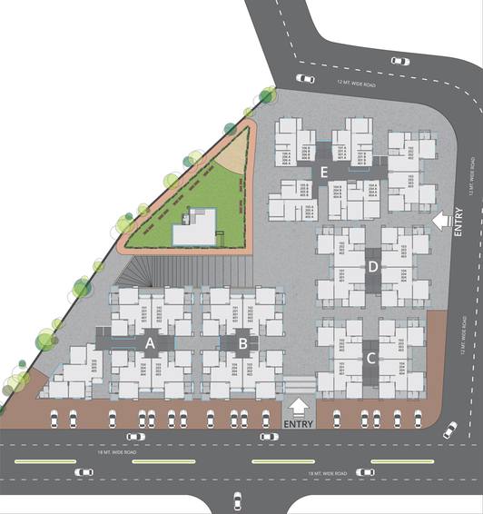 Master Plan of Shree Siddhnath Paradise in Waghodia Road, Vadodara - Image 104096