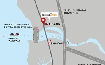 Location of Sunteck West World - Image 17912