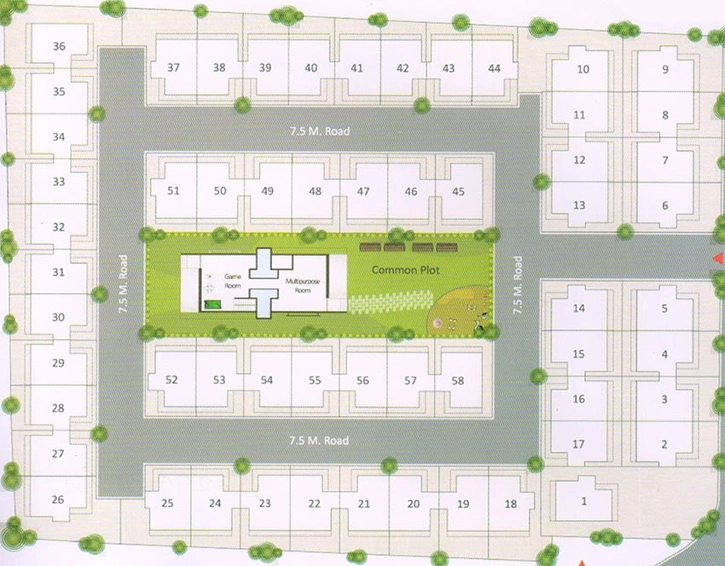 Master Plan of Sarvam Ascona in Jambuva, Vadodara - Image 194000