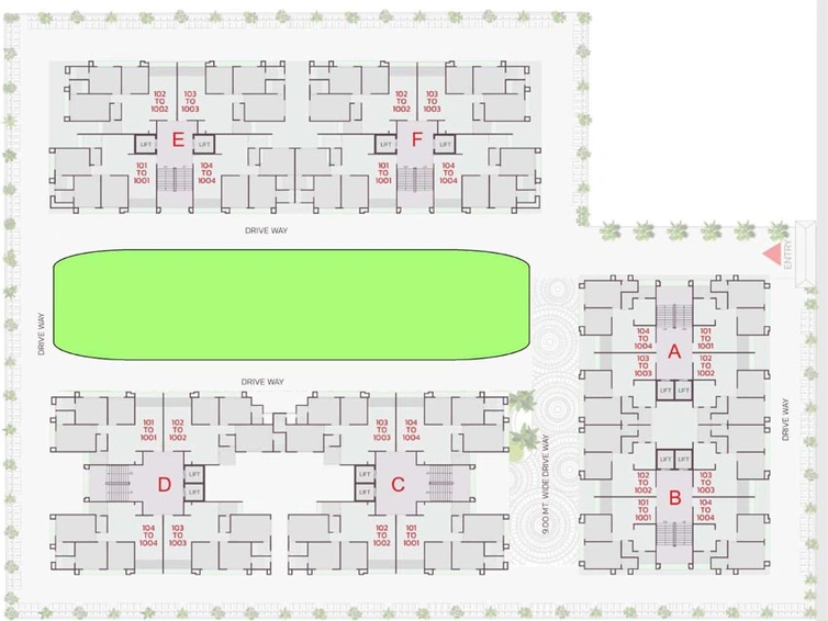 Master Plan of Nilkanth Shyam Upvan in Nava Naroda, Ahmedabad - Image 99490