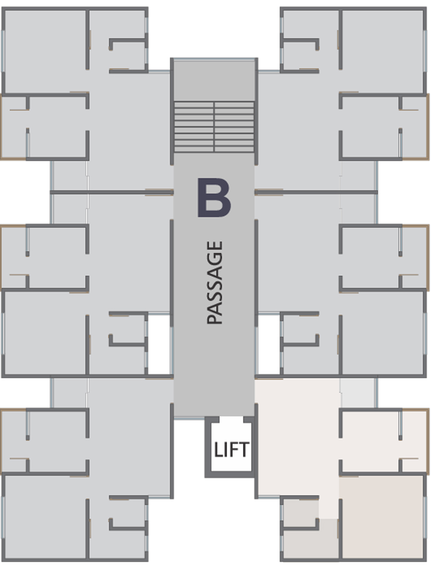 Floor Plan of Aarya Elegance in Bill, Vadodara - Image 99454