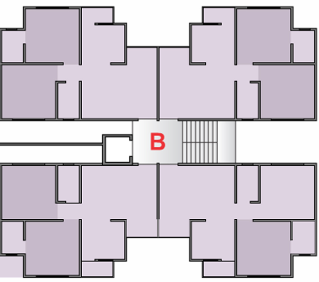 Floor Plan of Aarya Enclave in Atladara, Vadodara - Image 99461