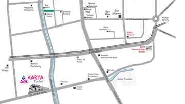 Location of Aarya Enclave - Image 99460