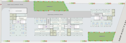 Master Plan of Somnath Viva Luxuria in Hathijan, Ahmedabad - Image 99546