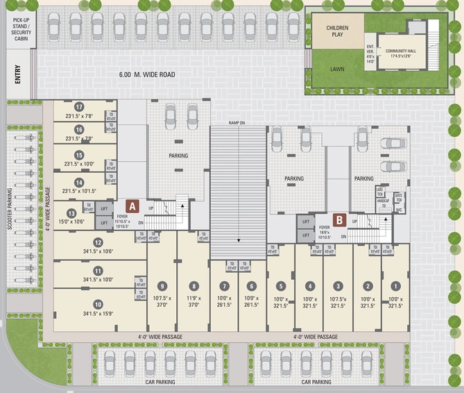 Master Plan of Shreeji Shiv Sahajanand in Sargasan, Gandhinagar - Image 99665