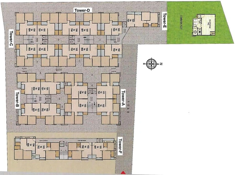 Master Plan of Anant Param Bliss in Bill, Vadodara - Image 192520