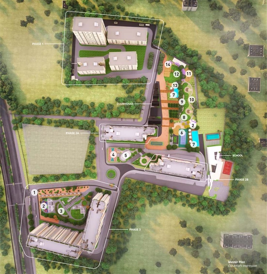 Master Plan of Assetz Marq 3 in Whitefield, Bangalore - Image 99736
