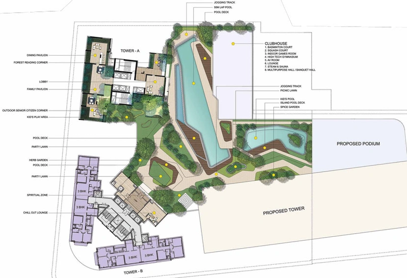 Master Plan of Sheth Beaumonte in Sion East, Mumbai - Image 28013