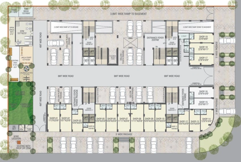 Master Plan of Shubh Residency in Kalol, Gandhinagar - Image 99832