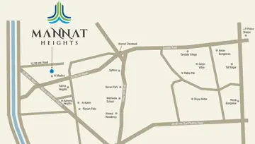 Location of Aadi Mannat Heights - Image 185798