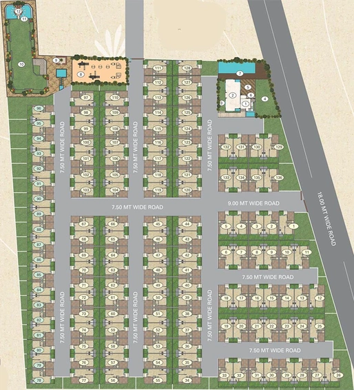 Master Plan of Calla Rosedale County 1 in Jambuva, Vadodara - Image 193977