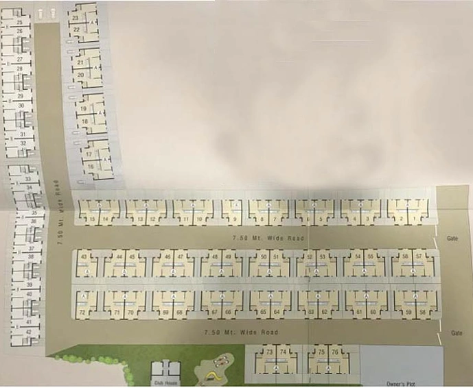 Master Plan of Pavan Prachi Bunglows in Jambuva, Vadodara - Image 192687