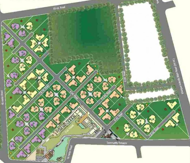 Master Plan of Neptune Antica Greenwoods in Alkapuri, Vadodara - Image 182842