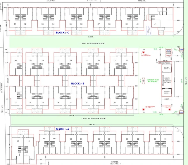 Master Plan of Nine Madhav Sthapatya in Vastral, Ahmedabad - Image 100047