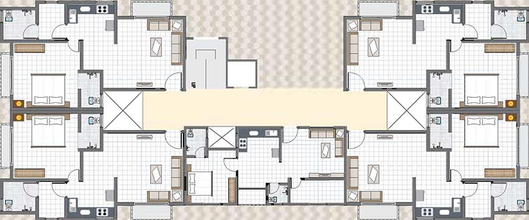 Floor Plan of Anand Siddhnath Plaza in Sevasi, Vadodara - Image 202508
