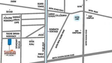 Location of Anand Siddhnath Plaza - Image 202507