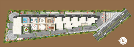 Master Plan of Platinum East Woods in Whitefield, Bangalore - Image 100121