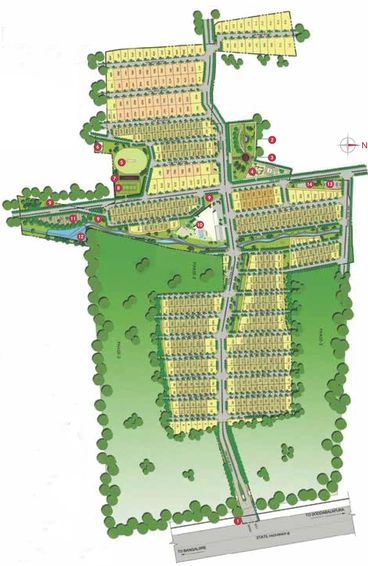 Master Plan of Century Eden in Yelahanka, Bangalore - Image 100129