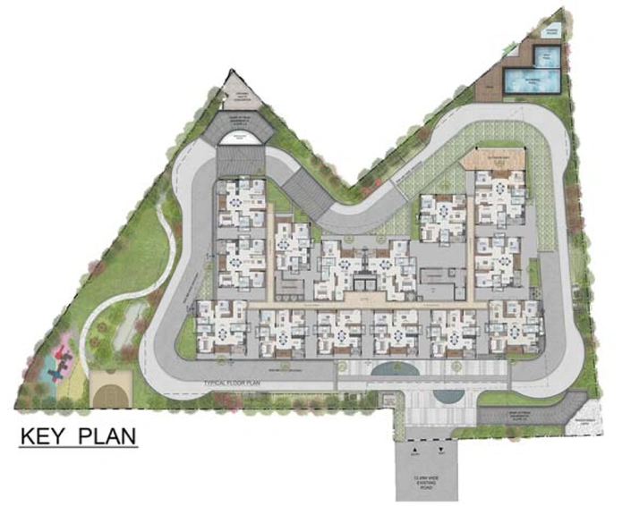 Master Plan of DSR Green Waters in Varthur, Bangalore - Image 100164
