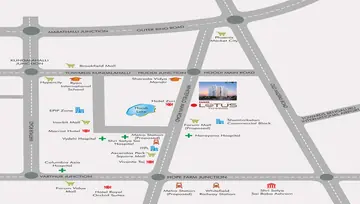 Location of DSR Lotus Towers - Image 100192