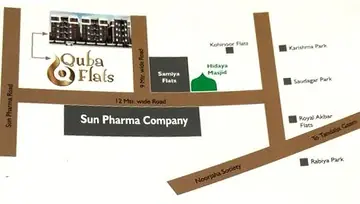 Location of Zaina Quba Flats - Image 193632