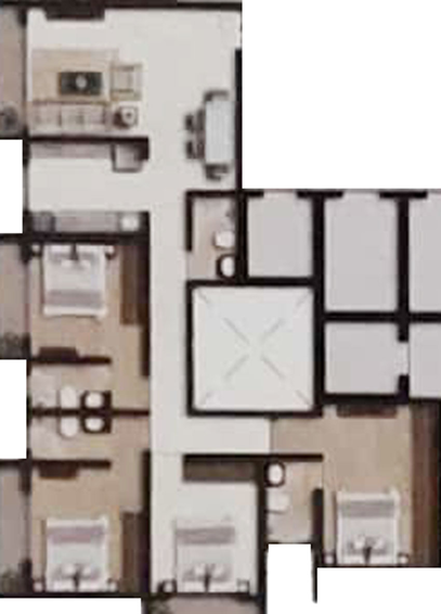 4 BHK Flat in Ditya Luxuria in Vasai East, Palghar - Image 511930