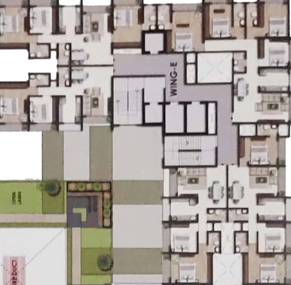 Floor Plan of Ditya Luxuria in Vasai East, Palghar - Image 56348