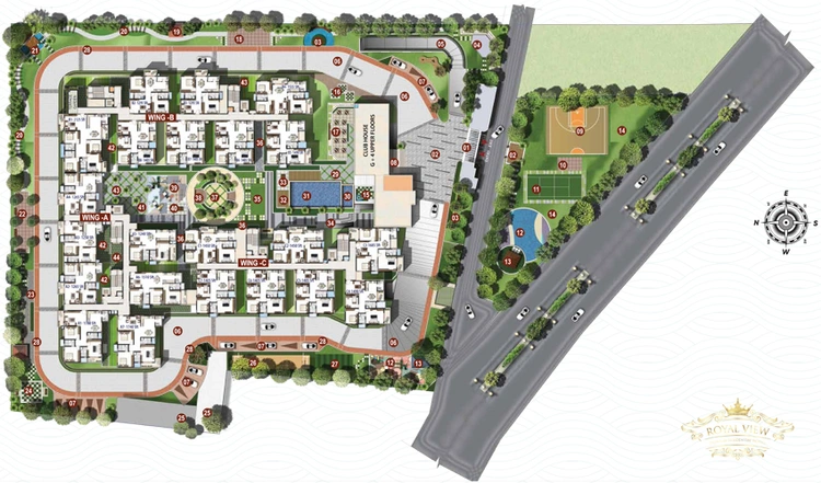 Master Plan of Green Edge Royal View in Whitefield, Bangalore - Image 100203