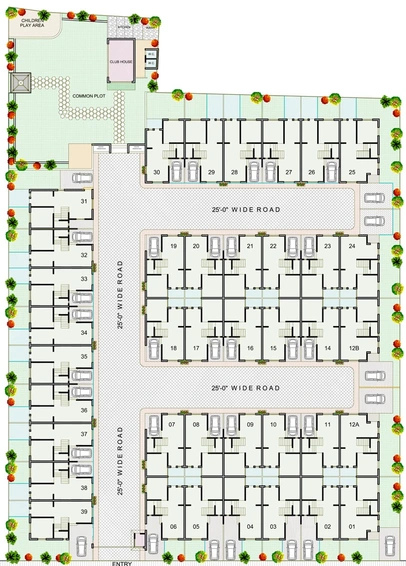 Master Plan of Bhagirath South Park in Lambha, Ahmedabad - Image 100246