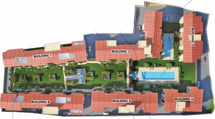 Master Plan of Acron Seawinds in Baga, Goa - Image 147434