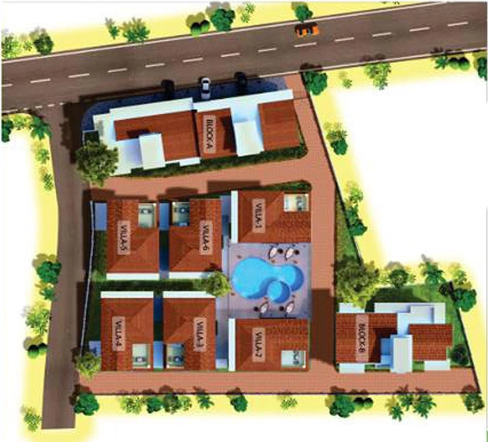 Master Plan of CM Serenidade in Assagao, Goa - Image 167411