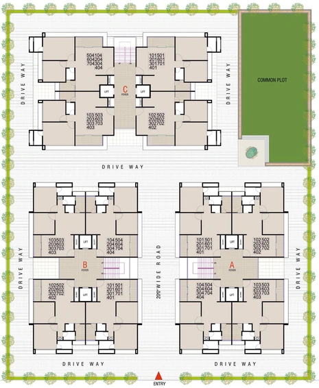 Master Plan of Shree Samay Exotica in Nana Chiloda, Ahmedabad - Image 100833