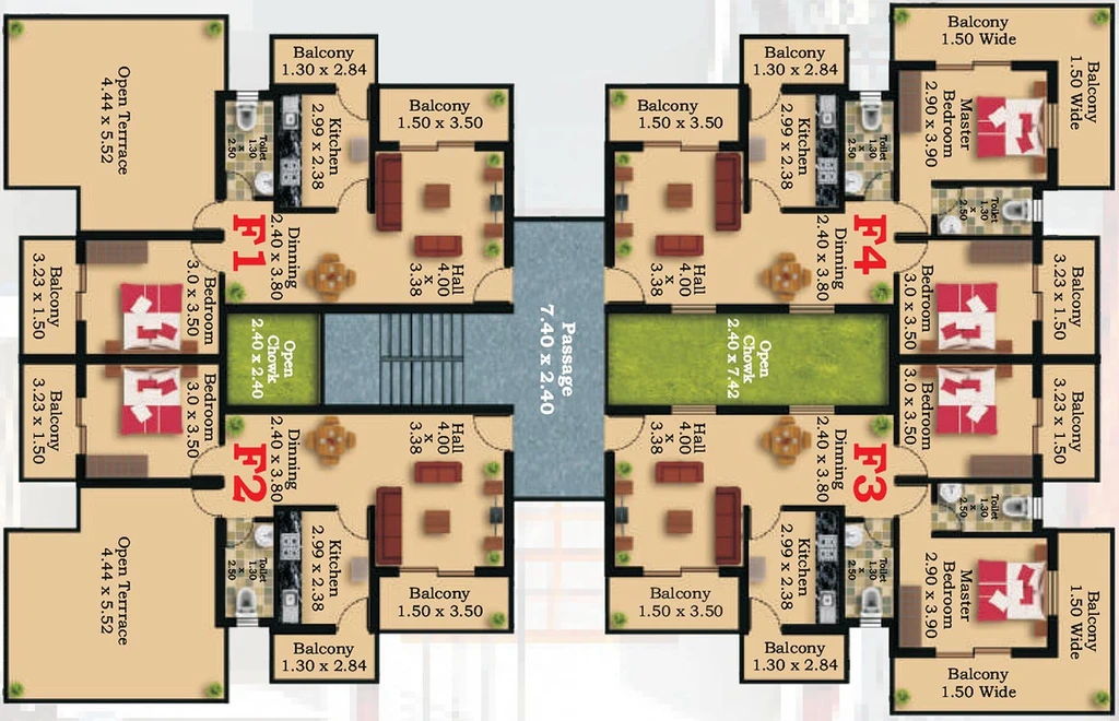Floor Plan of Animal Lover Paradise in Assagao, Goa - Image 167187