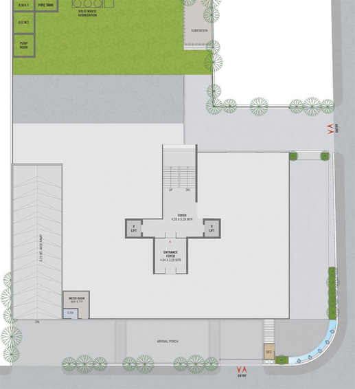 Master Plan of Sharva The Empyrean in Thaltej, Ahmedabad - Image 100853