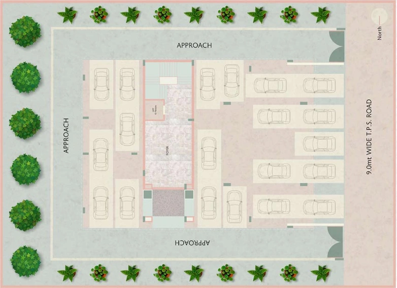 Master Plan of Praj Shalin Shashwat in Bodakdev, Ahmedabad - Image 100870