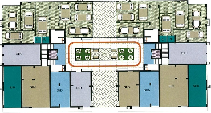 Master Plan of Santosh Poonam Residency in Margao, Goa - Image 154200