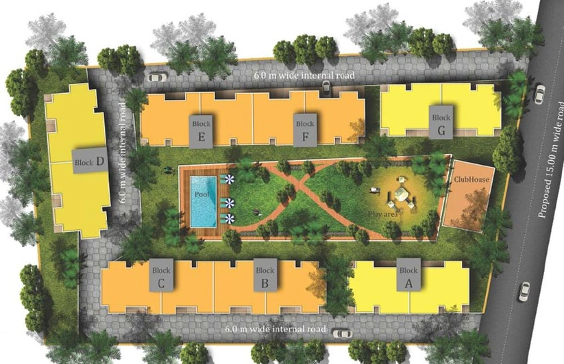 Master Plan of Devashri Royale in Porvorim, Goa - Image 149102