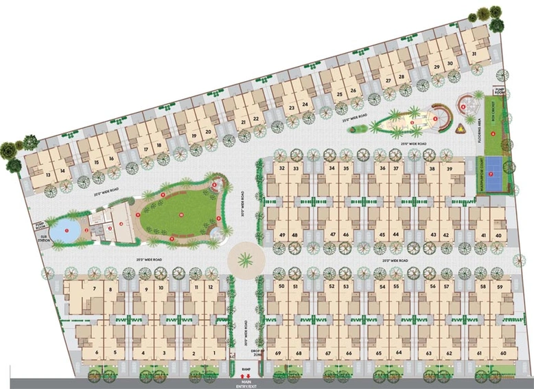 Master Plan of Karnavati Parisar in Vatva, Ahmedabad - Image 100306