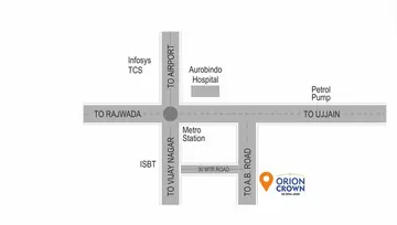 Location of MM Shrinath Orion Crown - Image 100907