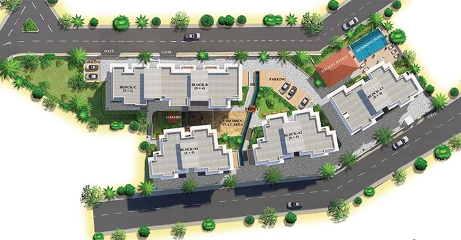 Master Plan of PD Kamat Exotic Palms in Mapusa, Goa - Image 161313