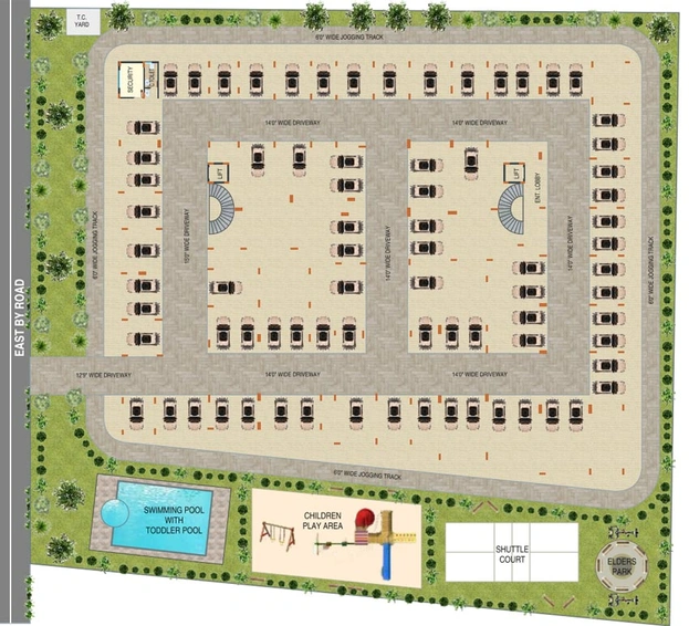 Master Plan of Lavish Surya Pride in Yelenahalli, Bangalore - Image 100774