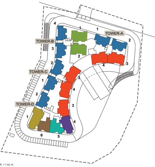 Master Plan of Vaswani Exquisite in Whitefield, Bangalore - Image 100880