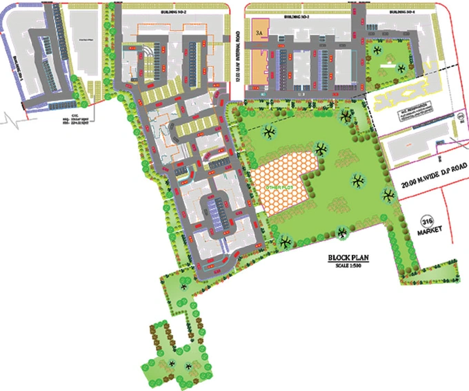 Master Plan of Ankur Grandeur in Nalasopara East, Palghar - Image 18848
