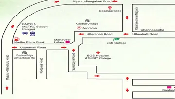 Location of Sri Garudadri Gardens - Image 100898
