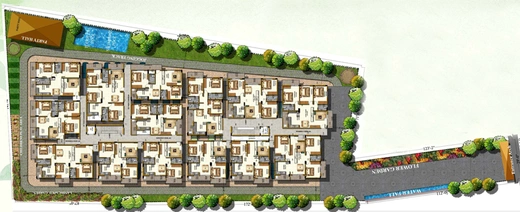 Master Plan of Sri Garudadri Gardens in Rajarajeshwari Nagar, Bangalore - Image 100899