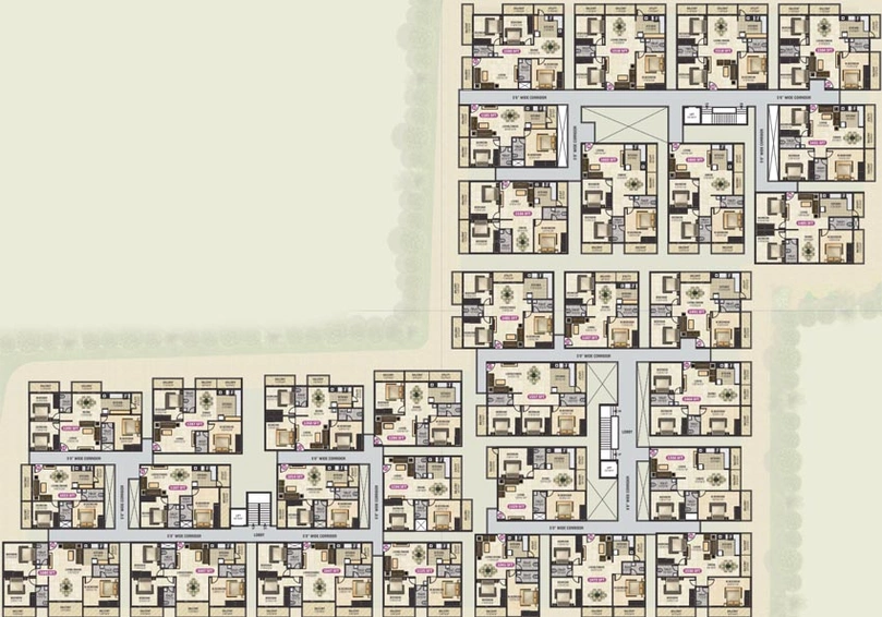 Floor Plan of SS Brindavanam in Sarjapur, Bangalore - Image 100914